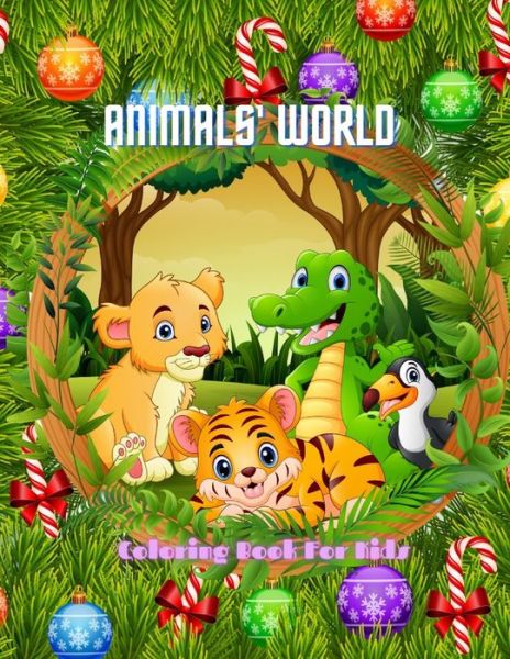 Cover for Michael Richards · ANIMALS' WORLD - Coloring Book For Kids (Paperback Book) (2020)