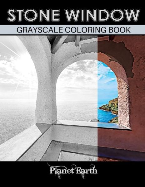 Stone Window Grayscale Coloring Book - Planet Earth - Books - Independently Published - 9798611225875 - February 8, 2020