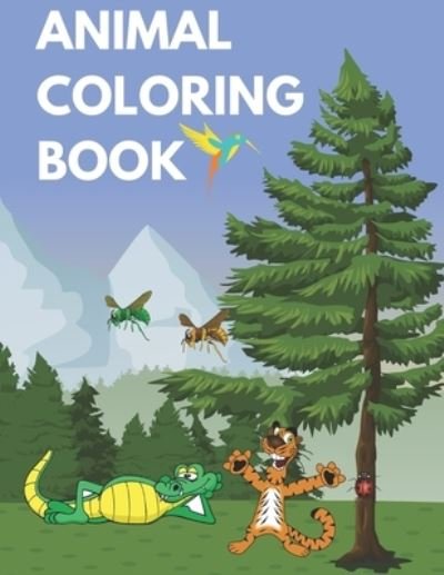 Cover for Zou Hero · Animal Coloring Book (Paperback Book) (2021)