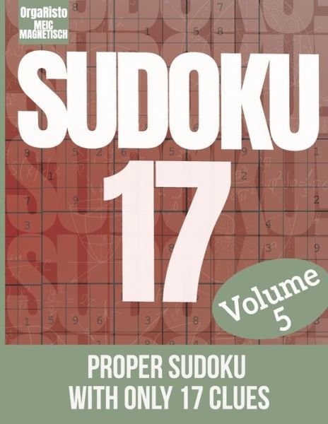 Cover for Orgaristo · Sudoku 17 volume 5 (Taschenbuch) (2021)