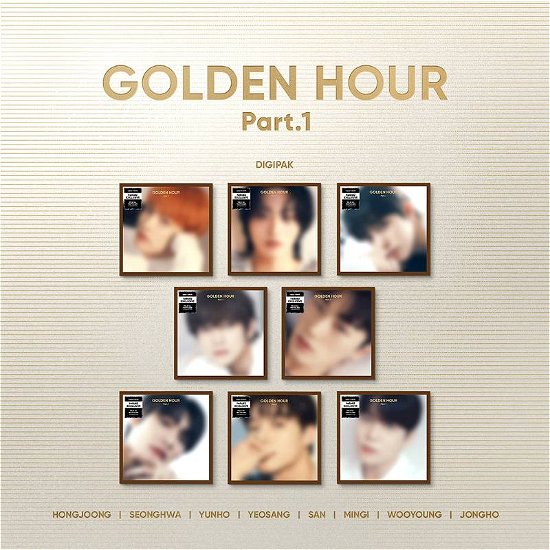 ATEEZ · Golden Hour Pt.1 (CD/Merch) [Europe Hello82 Pop-Up Digipack edition] [Jongho Version] (2024)