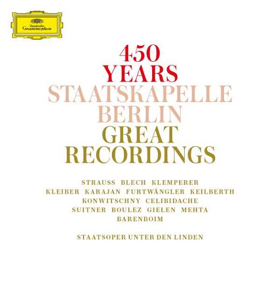 Cover for Staatskapelle Berlin · 450 Years Staatskapelle Berlin (CD) (2020)