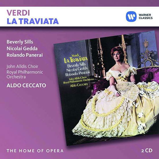 Cover for Aldo Ceccato / Beverly Sills / Nicolai Gedda / Rolando Panerai · Verdi: La Traviata (Home Of Opera) (CD) (2018)