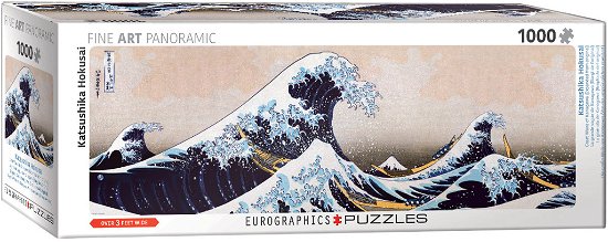 Great Wave Of Kanagawa · Katsushika Hokusai Panorama (1000 Stukjes) (Puslespil) (2020)