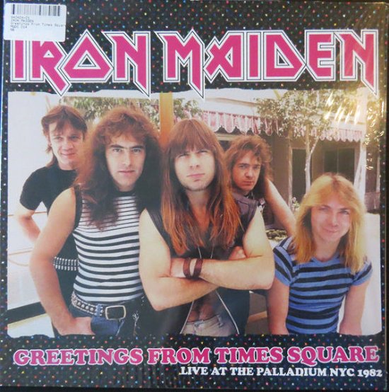 Cover for Iron Maiden · Greetings From Times Square - Live At The Palladium Nyc 1982 (LP) (2023)