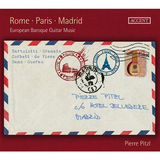 Cover for Pitzl · Rome Paris Madrid European Baroque Guitar Music (CD) (2014)