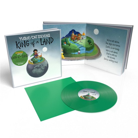 Cover for Yusuf / Cat Stevens · King of a Land (LP) [Limited Green Vinyl edition] (2023)