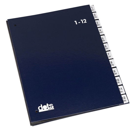 Dots Pultordner 1-12 blau - Dots - Merchandise -  - 4250073721876 - January 4, 2017