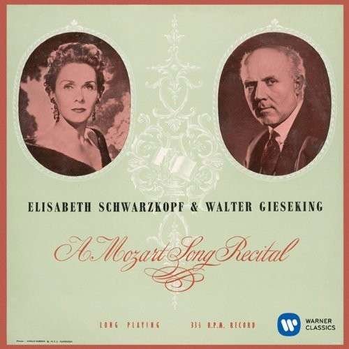 Cover for Elisabeth Schwarzkopf · Mozart Recital (CD) (2014)