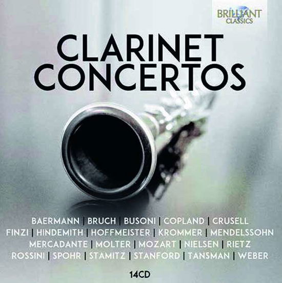 Clarinet Concertos - Various Artists - Musiikki - BRILLIANT CLASSICS - 5028421957876 - torstai 30. elokuuta 2018