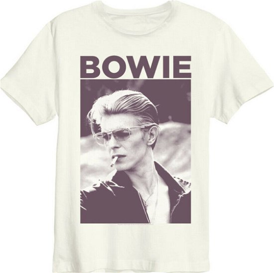 David Bowie Cigarette Amplified Vintage White - David Bowie - Merchandise - AMPLIFIED - 5054488393876 - July 1, 2020
