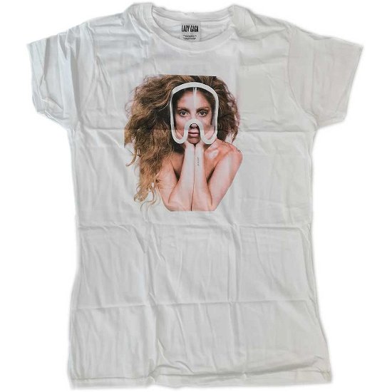 Cover for Lady Gaga · Lady Gaga: Art Pop Teaser (T-Shirt Donna Tg L) (T-shirt) [size L] [White - Ladies edition]