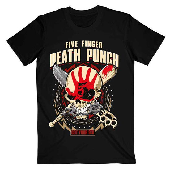 Five Finger Death Punch Unisex T-Shirt: Zombie Kill - Five Finger Death Punch - Mercancía - Global - Apparel - 5055979911876 - 26 de noviembre de 2018