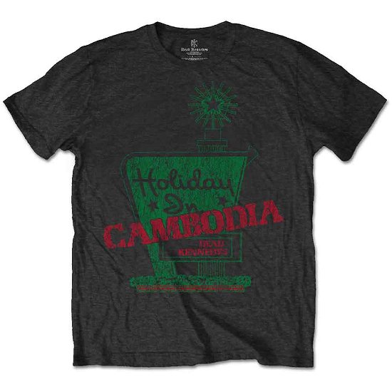 Cover for Dead Kennedys · Dead Kennedys Unisex T-Shirt: Holiday in Cambodia (T-shirt) [size XL] [Grey - Unisex edition]