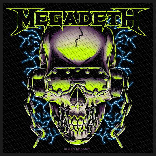 Megadeth Woven Patch: Vic Rattlehead (Standard) - Megadeth - Produtos - PHD - 5056365713876 - 14 de outubro de 2021