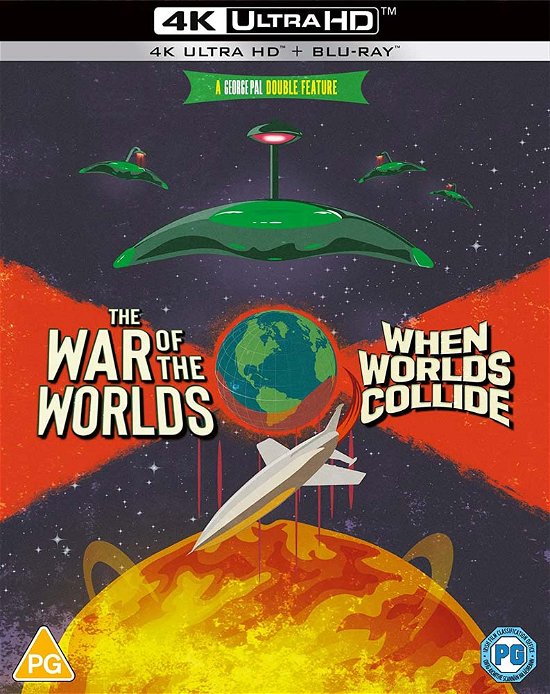 Cover for War of the Worlds / when the World Collides · War Of The Worlds (1953) + When The World Collides (Blu-ray) [Collectors edition] (2022)
