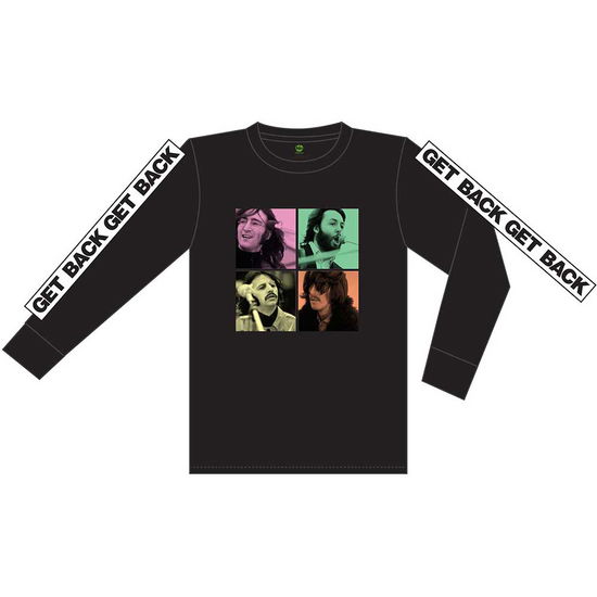 Cover for The Beatles · The Beatles Unisex Long Sleeve T-Shirt: Get Back Studio Shots (Sleeve Print) (CLOTHES) [size XXL] (2021)