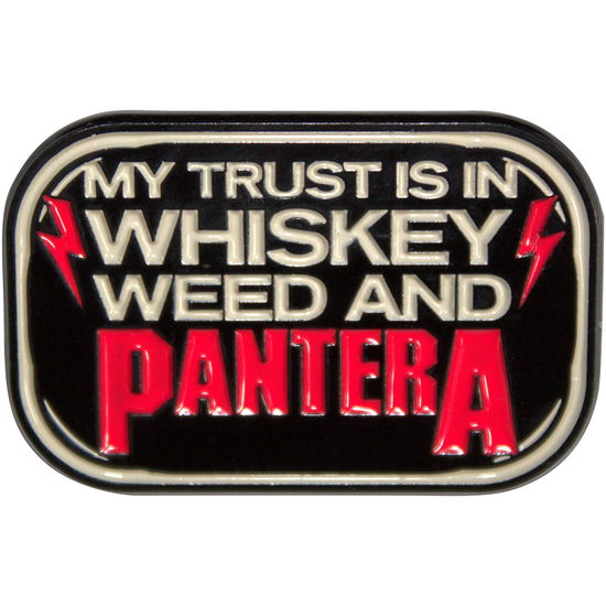 Cover for Pantera · Pantera  Pin Badge: Whiskey (Badge) (2024)