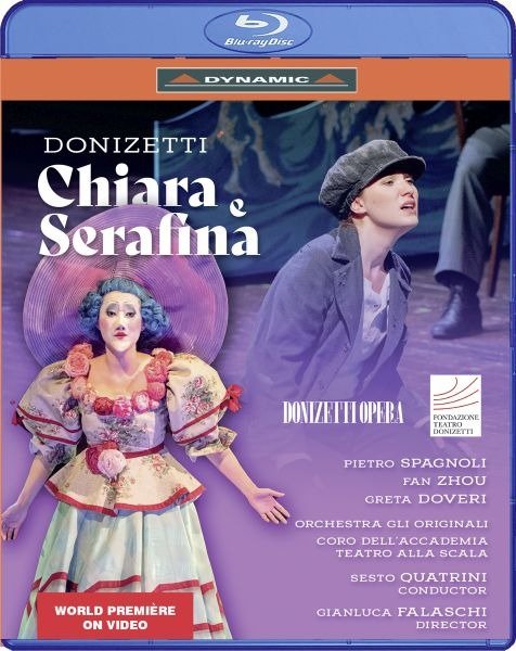 Gaetano Donizetti: Chiara e Serafina - Pietro Spagnoli - Films - DYNAMIC - 8007144579876 - 2 februari 2024