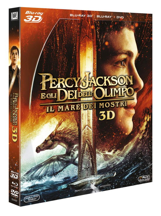 Cover for Percy Jackson E Gli Dei Dell'Olimpo · Il Mare Dei Mostri (Blu-Ray 3D) (Blu-ray)