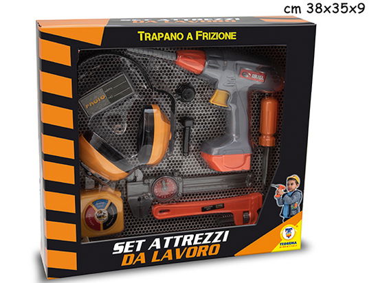 Mr. Boy - Set Attrezzi Con Trapano E Cuffia - Mr. Boy - Merchandise -  - 8017967656876 - 