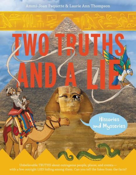 Cover for Ammi-Joan Paquette · Two Truths and a Lie: Histories and Mysteries (Paperback Book) (2019)