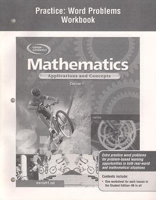 Cover for Mcgraw-hill · Mathematics: Applications and Concepts, Course 1, Practice: Word Problems Workbook (Paperback Book) (2003)