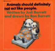 Cover for Judi Barrett · Animals Should Definitely Not Act Like People (Paperback Bog) (1988)
