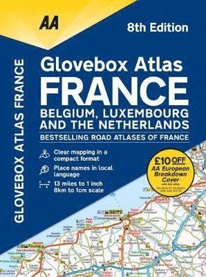 Cover for AA Publishing · AA Glovebox Atlas France (Spiralbok) [3 Revised edition] (2018)
