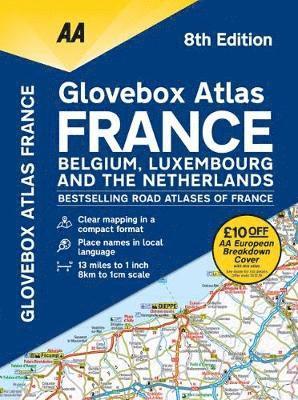 Cover for AA Publishing · AA Glovebox Atlas France (Spiral Book) [3 Revised edition] (2018)