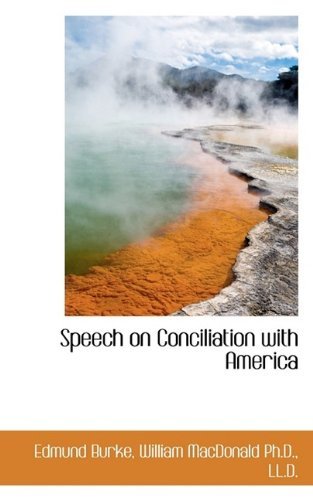Cover for Burke, Edmund, III · Speech on Conciliation with America (Taschenbuch) (2009)