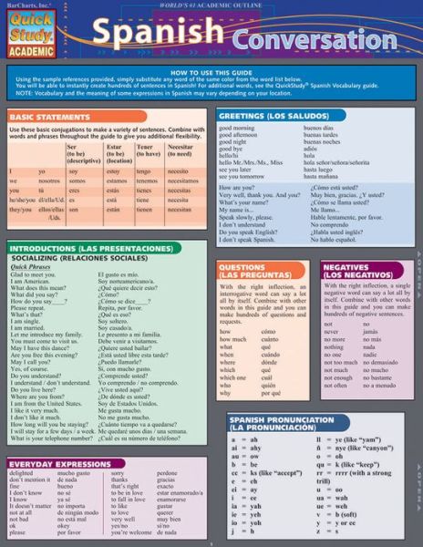 Spanish Conversation - Liliane Arnet - Livros - Barcharts, Inc - 9781423221876 - 31 de dezembro de 2013