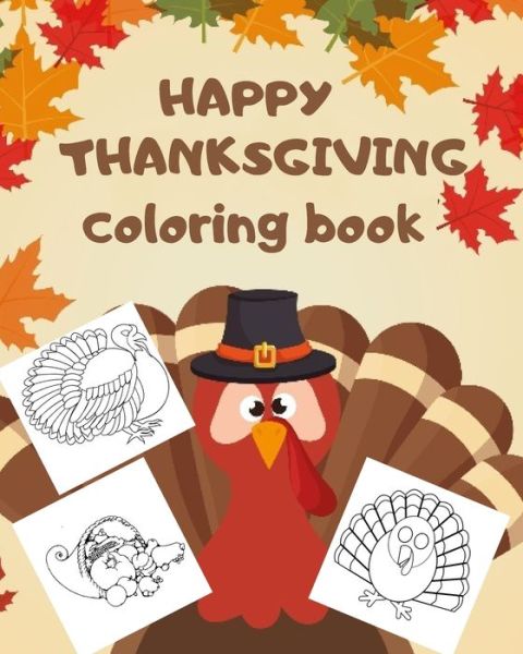 Cover for Mounir Gharib Ali · HAPPY THANKSGIVING coloring book (Paperback Book) (2019)