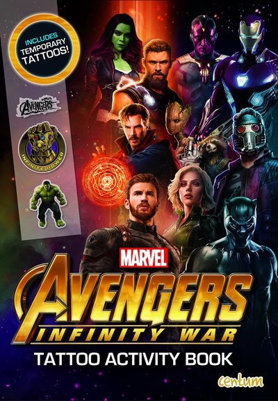 Avengers Infinity War - Tattoo Activity Book - Centum Books Ltd - Books - Centum Books - 9781911461876 - April 1, 2018