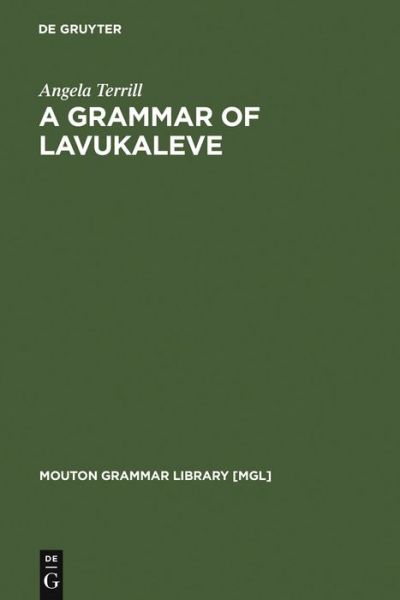 Cover for A. Terrill · Grammar of Lavukaleve (Book) (2003)