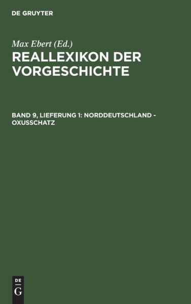 Cover for Max Ebert · Norddeutschland - Oxusschatz (Book) (1927)
