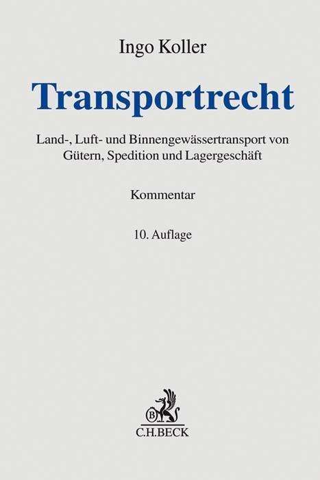 Cover for Koller · Transportrecht,Kommentar (Book)