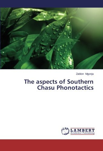 Cover for Zablon Mgonja · The Aspects of Southern Chasu Phonotactics (Paperback Book) (2014)