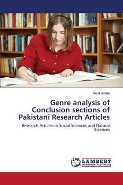 Cover for Aslam · Genre analysis of Conclusion sect (Book) (2015)