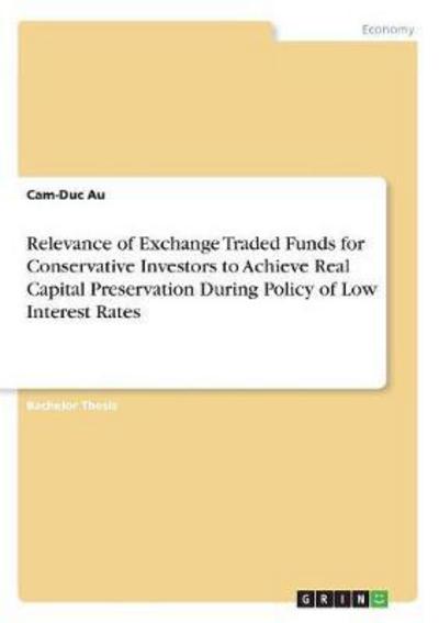 Cover for Au · Relevance of Exchange Traded Funds f (Book) (2018)