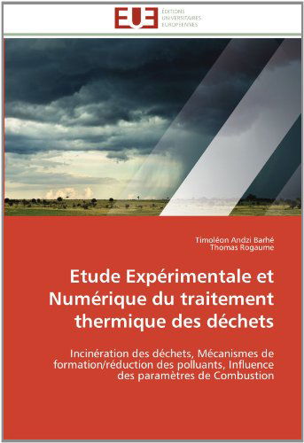Cover for Thomas Rogaume · Etude Expérimentale et Numérique Du Traitement Thermique Des Déchets: Incinération Des Déchets, Mécanismes De Formation / Réduction Des Polluants, Influence Des Paramètres De Combustion (Paperback Book) [French edition] (2018)