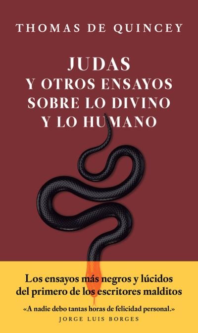 Cover for Thomas de Quincey · Judas y Otros Ensayos Sobre lo Divino y lo Humano (Buch) (2019)