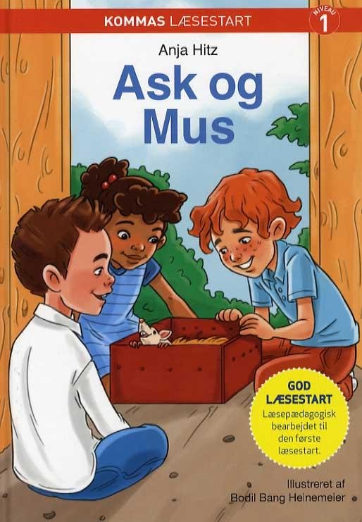 Cover for Anja Hitz · Kommas læsestart: Ask og Mus - niveau 1 (Hardcover Book) [2.º edición] (2016)