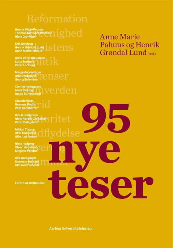 95 nye teser -  - Kirjat - Aarhus Universitetsforlag - 9788771842876 - lauantai 22. huhtikuuta 2017