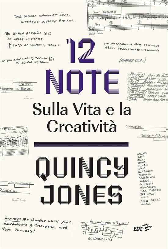 Cover for Quincy Jones · 12 Note. Sulla Vita E La Creativita (Book)