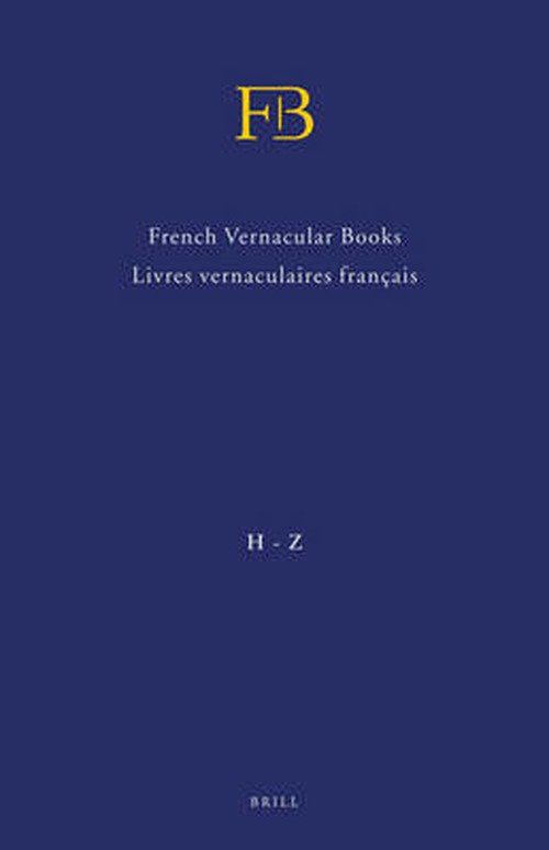 Cover for Wilkinson · French Vernacular Books / Livres Vernaculaires Français (Fb) (French Edition) (Hardcover Book) [French, 1ª. edition] (2007)