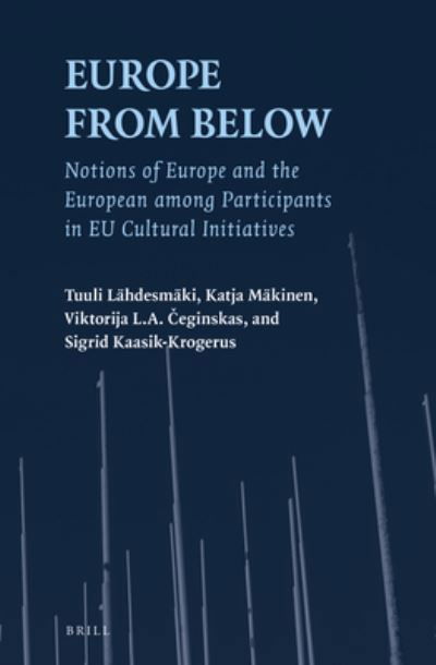 Cover for Tuuli Lahdesmaki · Europe from Below (Hardcover Book) (2021)
