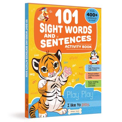 Cover for Wonder House Books · 101 Sight Words and Sentence (with 400+ Sentences to Read) (Book) (2021)