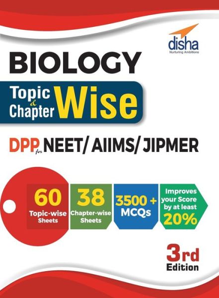 Cover for Disha Experts · Biology Topic-Wise &amp; Chapter-Wise Daily Practice Problem (Dpp) Sheets for Neet/ Aiims/ Jipmer (Paperback Book) (2017)