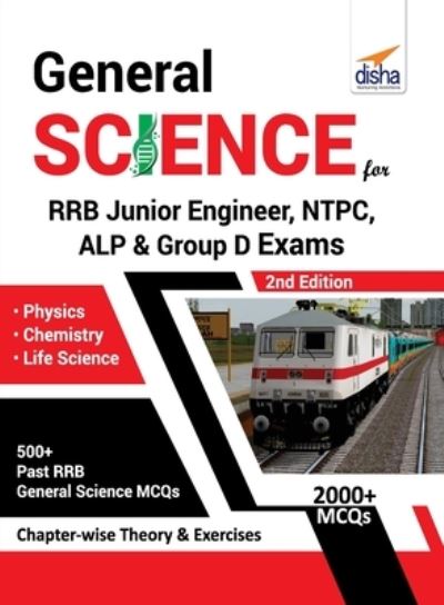 Cover for Disha Experts · General Science for RRB Junior Engineer, NTPC, ALP &amp; Group D Exams - 2nd Edition (Paperback Book) (2019)